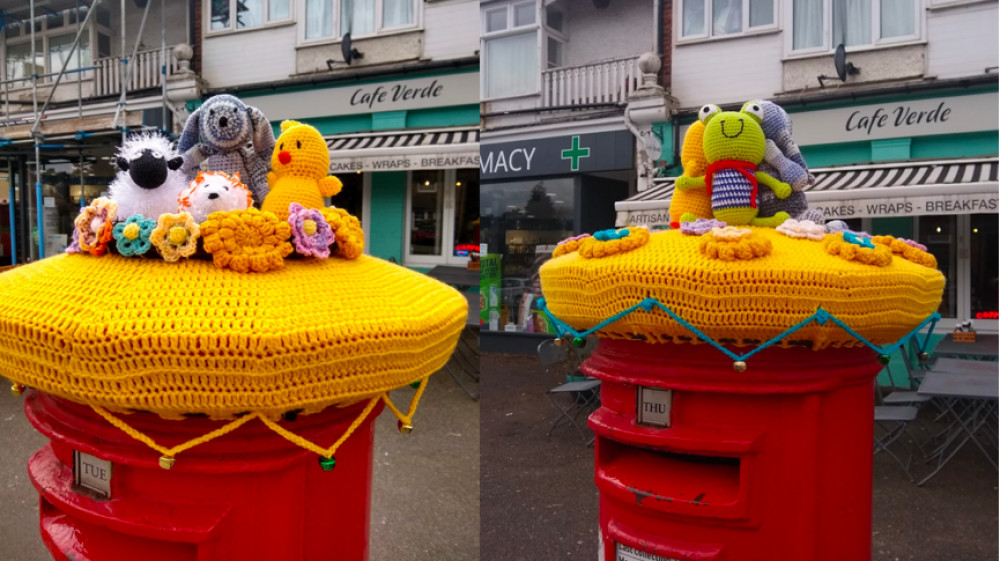 Teddington has benefitted from some extra charm this Easter courtesy of a small crocheter team