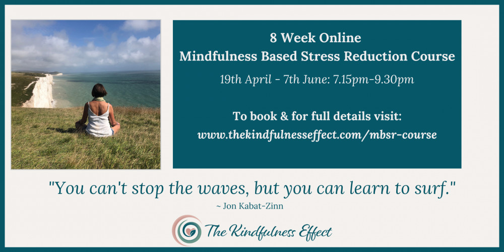 8 Week Mindfulness Based Stress Reduction Course - Online 
