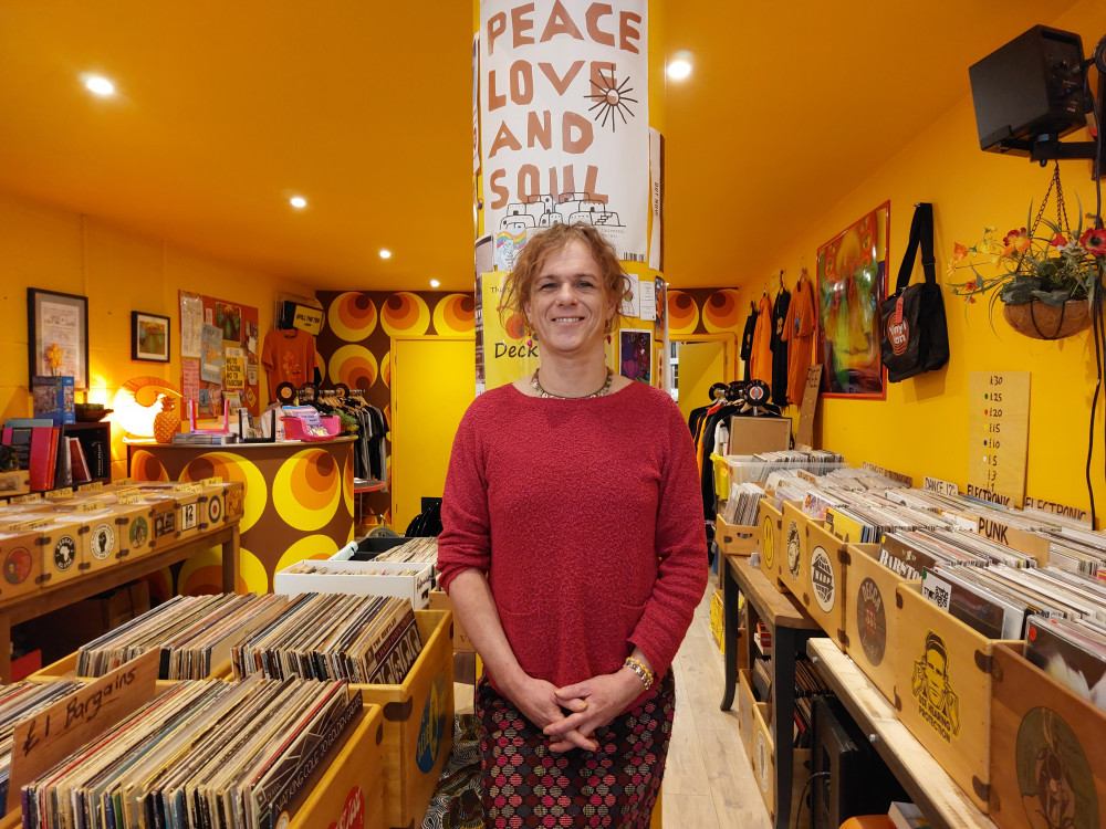 Marcia Smith at Vinyl Van, Dorchester