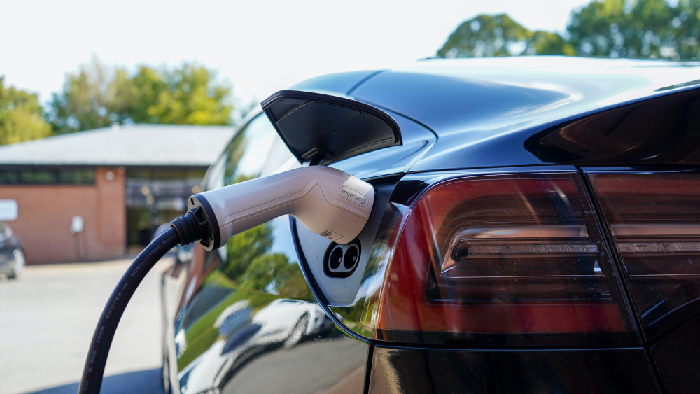 Staffordshire County Council has been granted £5 million to help them deliver the county's electric vehicle charging network (Unsplash).