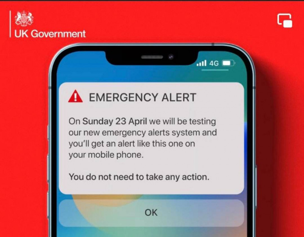 No action is needed and the Government do not need to know your location or phone number. Image credit. Gov.uk