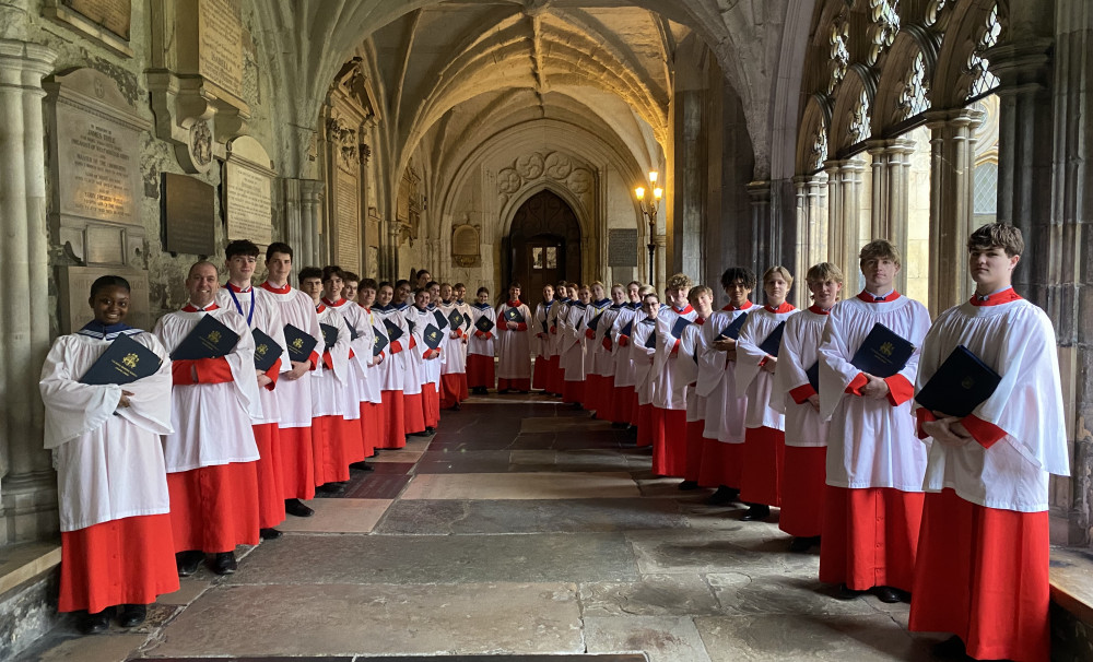 RHS Choir at Westminster Abbey (Picture: RHS Music)