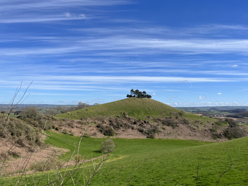 Following the footpaths around the iconic Colmer's Hill