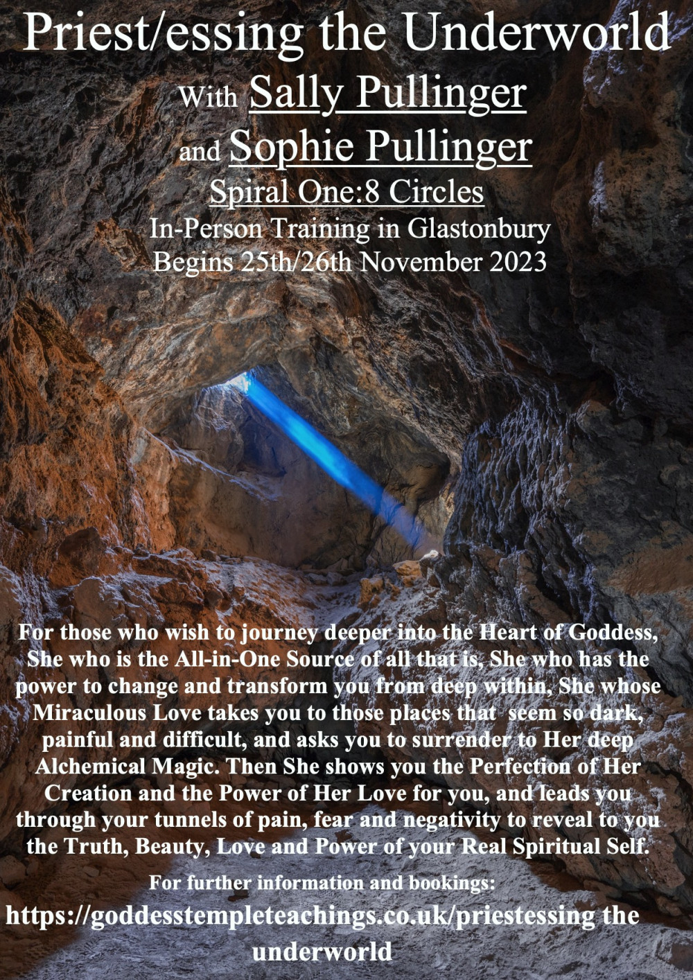 Priestessing/ Priesting the Underworld In-Person Training in Glastonbury Priestessing/ Priesting the Underworld In-Person Training in Glastonbury