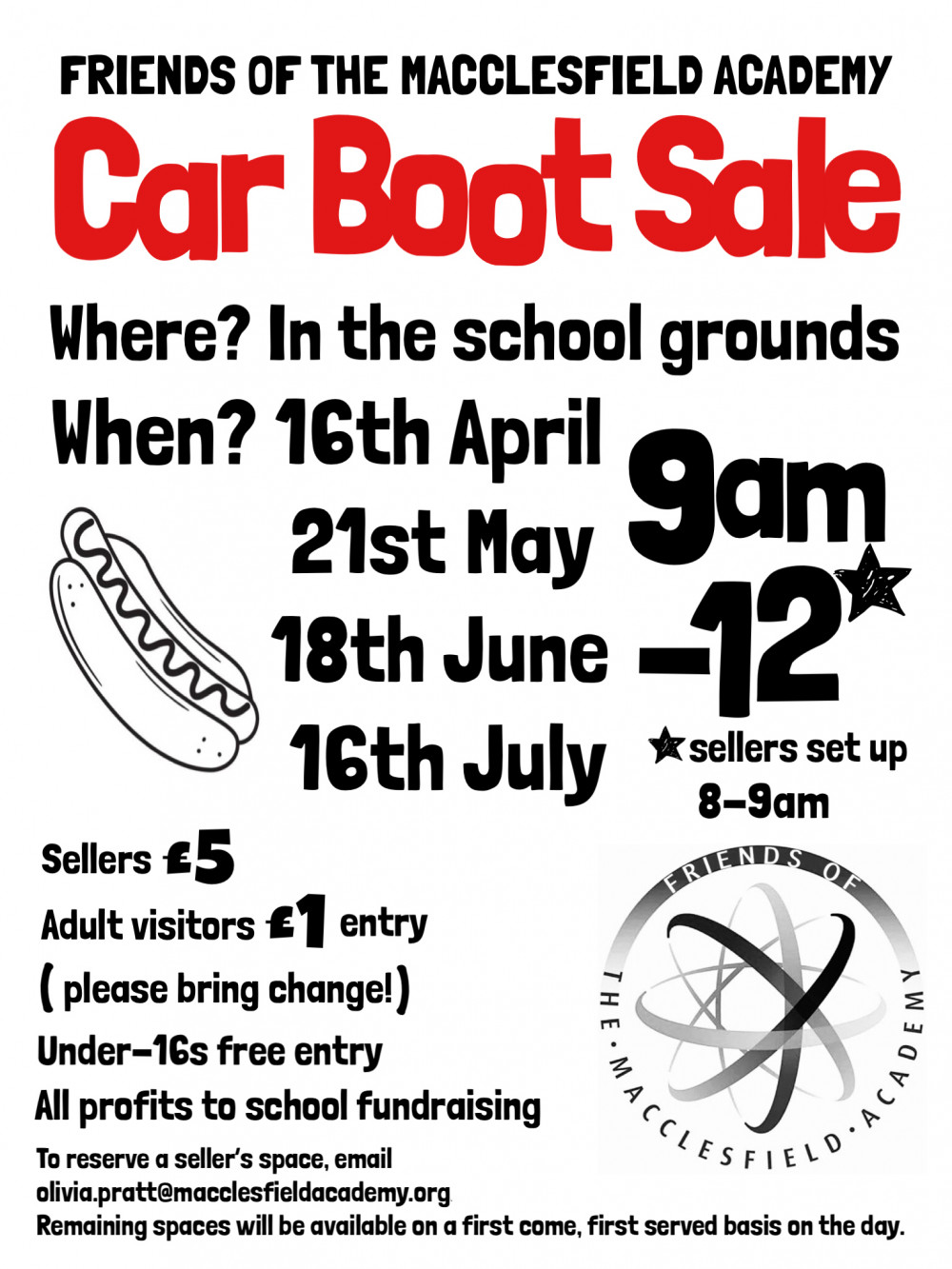 Macclesfield Academy Car Boot Sale 