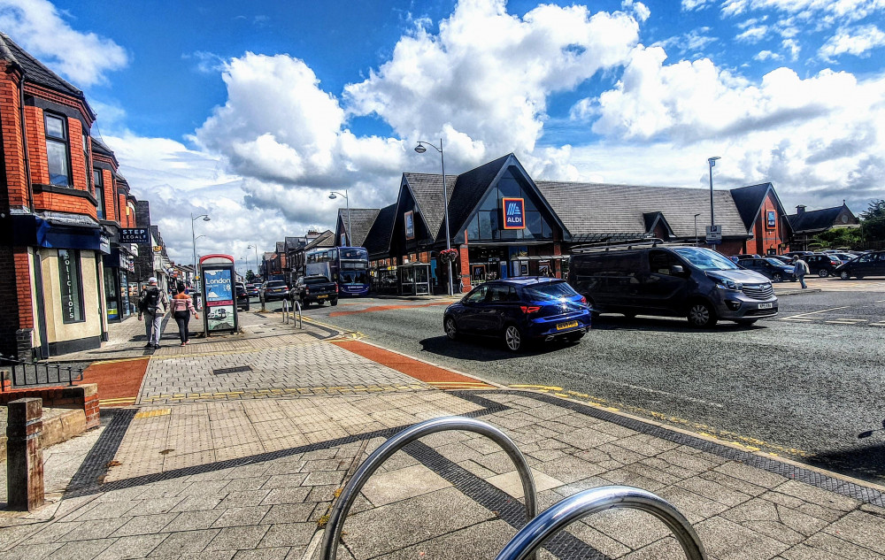 The incident at traffic lights on Nantwich Road, close to Aldi, happened at around 3pm on Saturday 15 April (Ryan Parker).