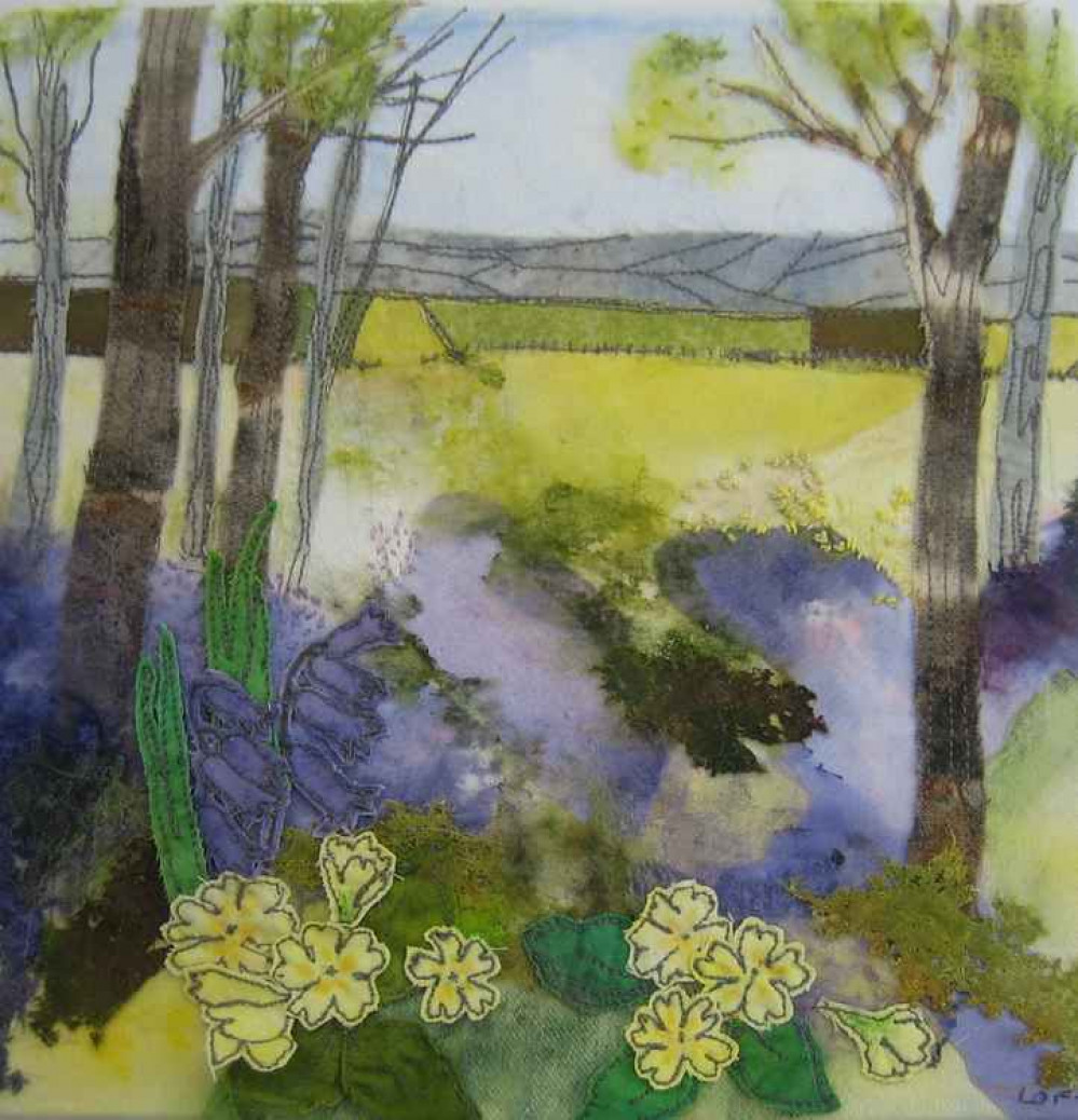 Sue Loft's lovely textured landscapes Sue Loft's lovely textured landscapes