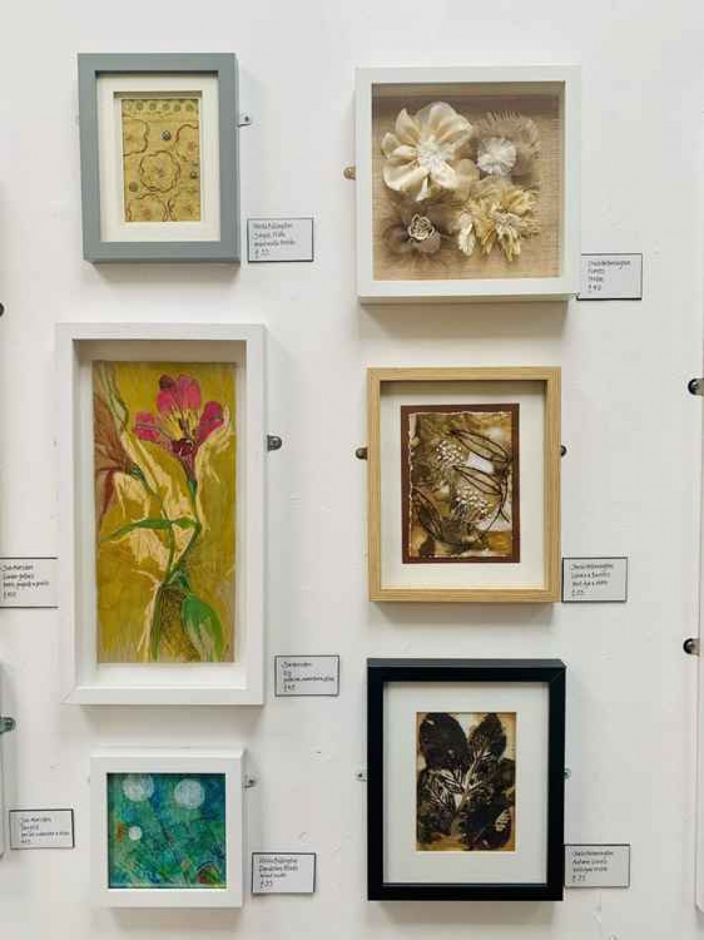 Works by Sue Marsden, Nicola Billington and Sheila Hetherington Works by Sue Marsden, Nicola Billington and Sheila Hetherington