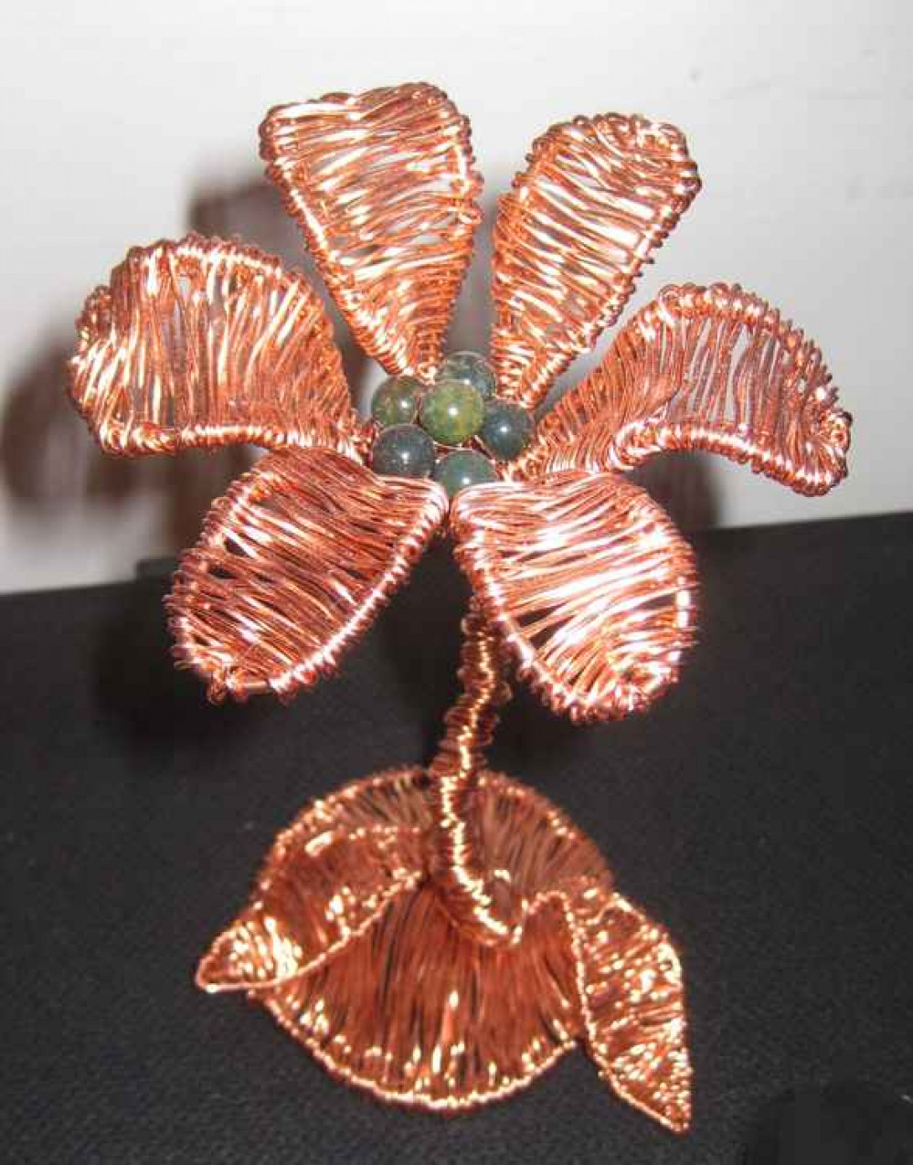Sandra Christie's copper flowers Sandra Christie's copper flowers