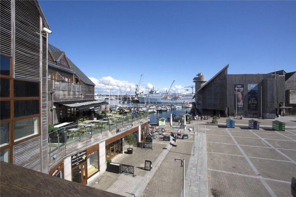 Discovery Quay where the market will be held (Image: Onthemarket.com)