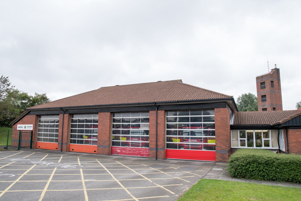 The Fire Brigades Union has raised questions over when more details will be revealed about plans to reinstate Ashfield Fire Station’s (pictured) 24-hour cover. Photo courtesy of Nottinghamshire Fire and Rescue Service.