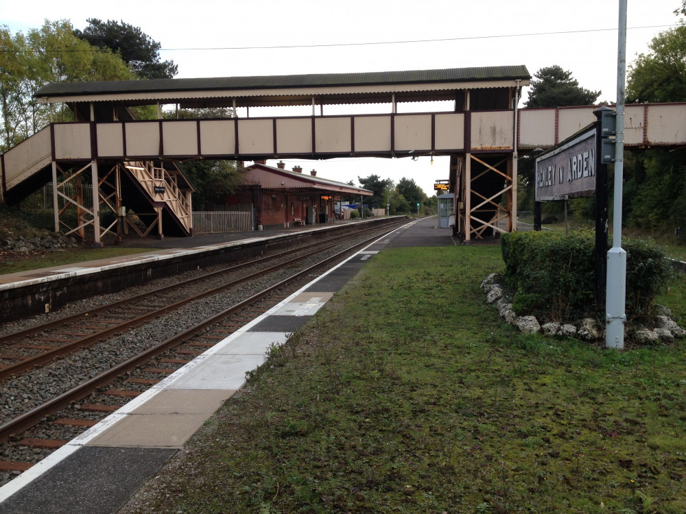 The disused station building at Henley-in-Arden station can now be repurposed (image via Network Rail)