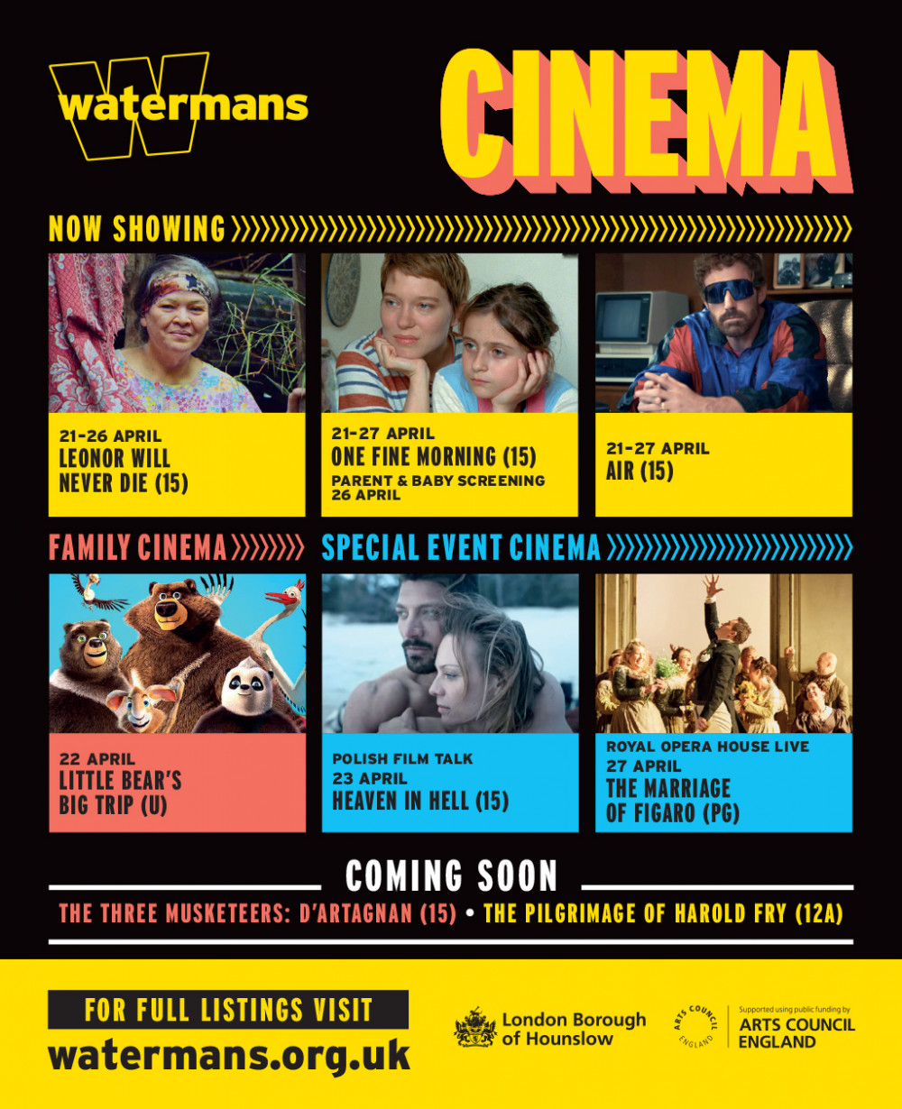 Find out what is showing at Watermans this week. Photo: Watermans.