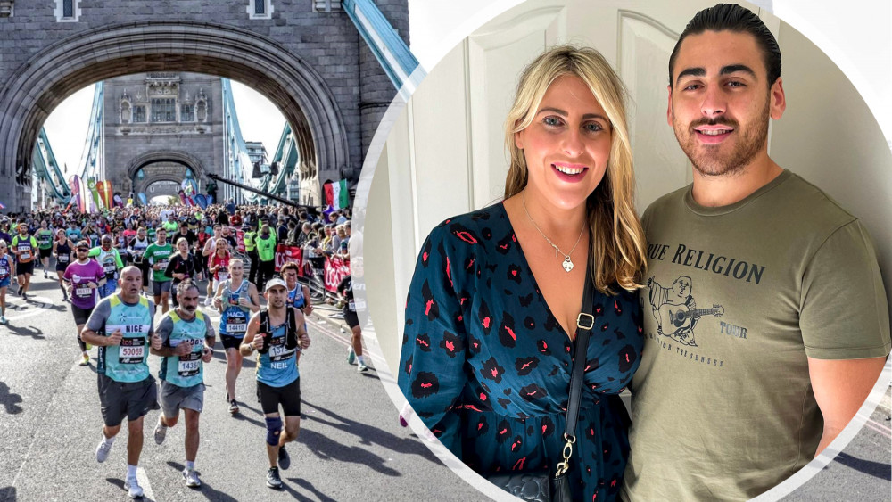 Luke Cudby (pictured with his sister, Lianna) will take part in the London Marathon, to raise funds for Sarcoma UK. (Photos: Neil Pilgrim and Luke Cudby)