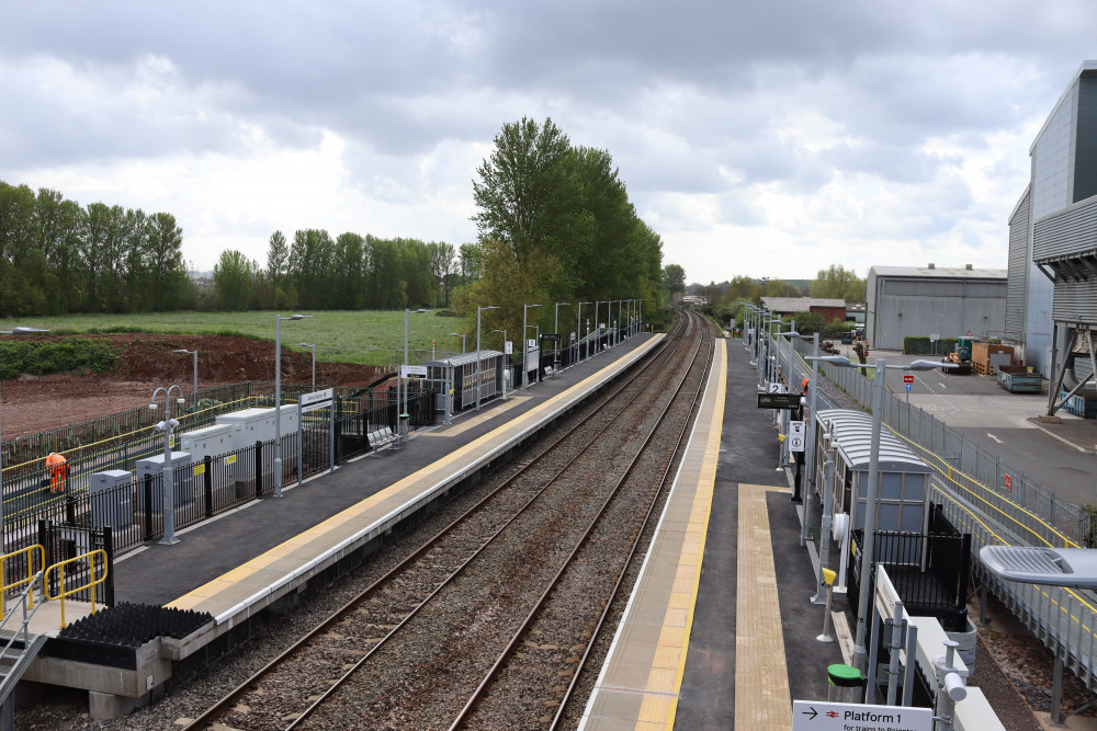 The new railway station at Marsh Barton, Exeter (Nub News/ Will Goddard)