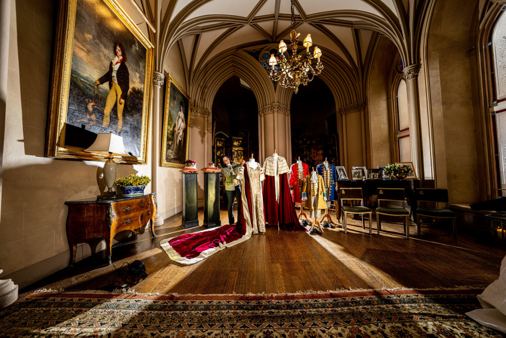 The robes at Belvoir Castle. Image credit: Charlotte Graham Photography. The robes at Belvoir Castle. Image credit: Charlotte Graham Photography.