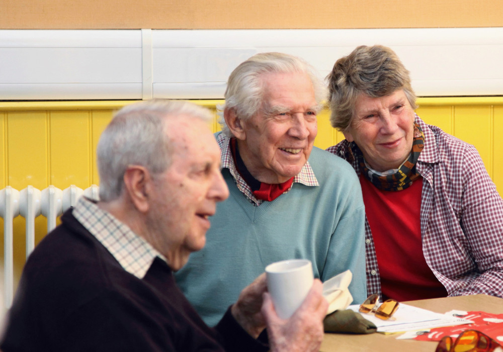 Macular Society group members get together every other month. Image credit: Macular Society. 