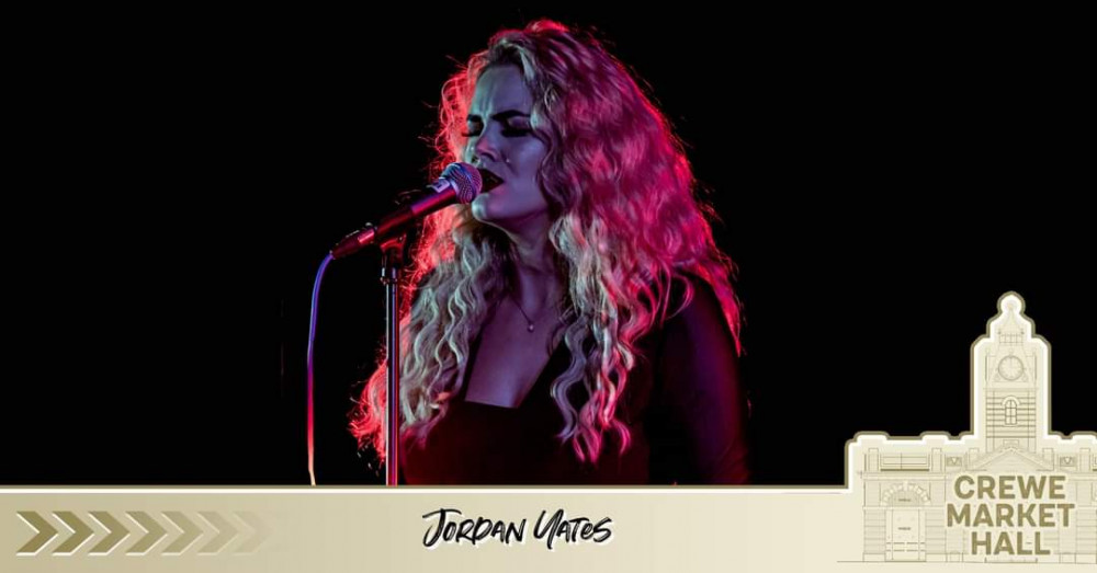 Jordan Yates is performing live at Crewe Market Hall on Saturday 29 April.