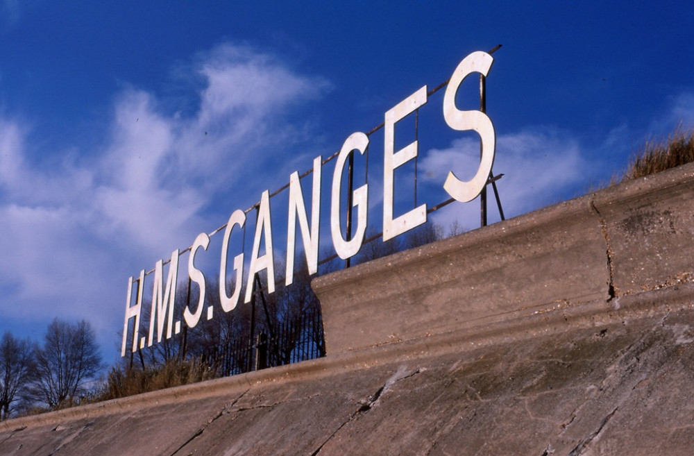 HMS Ganges sign at Shotley (Picture: Nub News library)