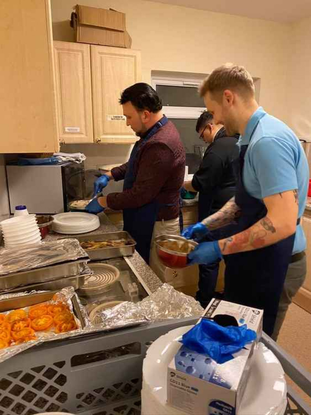 At a charity dinner, Croeso Cowbridge raised money that will go towards supporting a Syrian refugee family At a charity dinner, Croeso Cowbridge raised money that will go towards supporting a Syrian refugee family