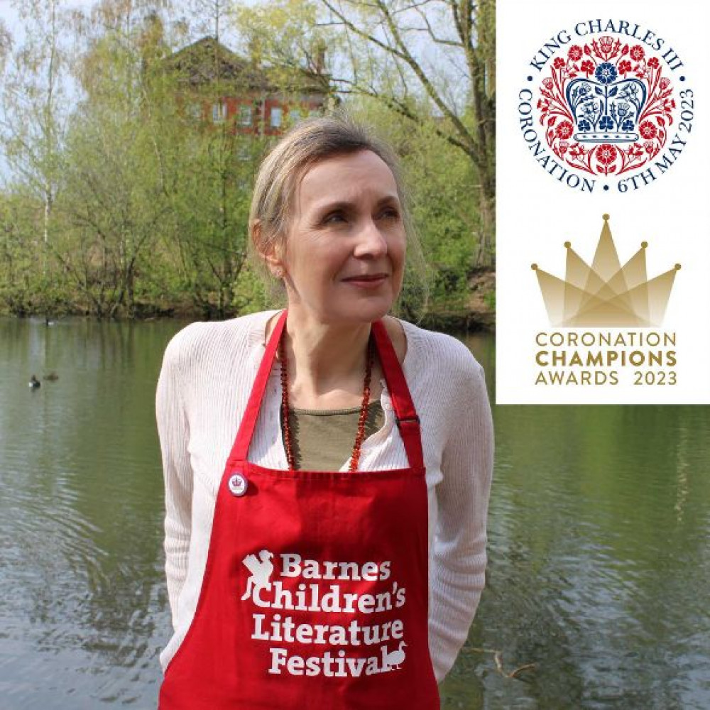 The organiser of the much-loved Barnes Children's Literary Festival has been named as a Coronation Champion.