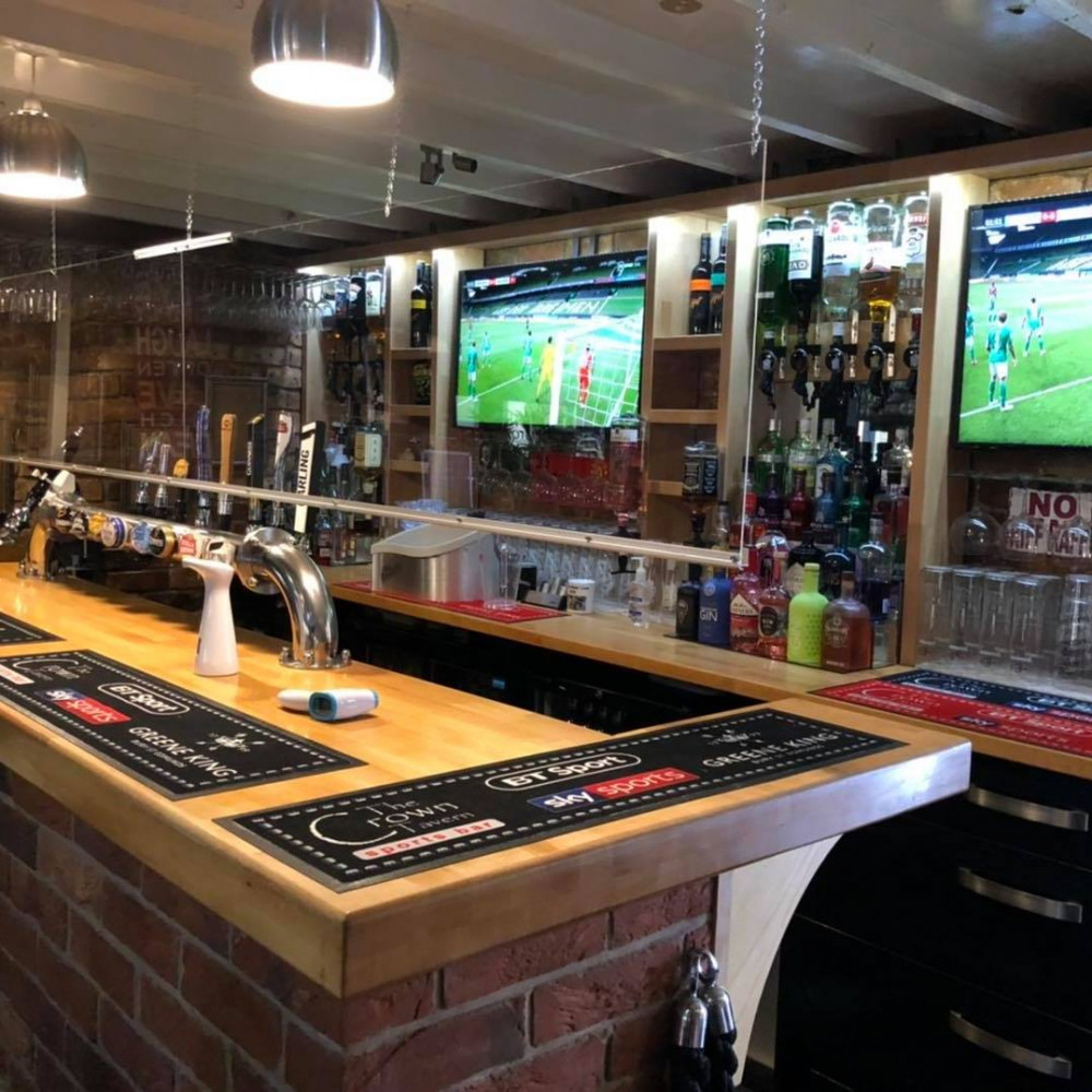 The Crown Tavern is a friendly local sports bar and pub. Image credit: The Crown Tavern. 