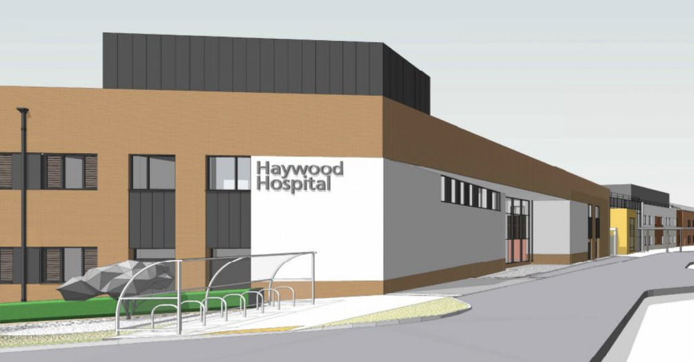 The proposed new outpatients building at Haywood Hospital (MPFT).