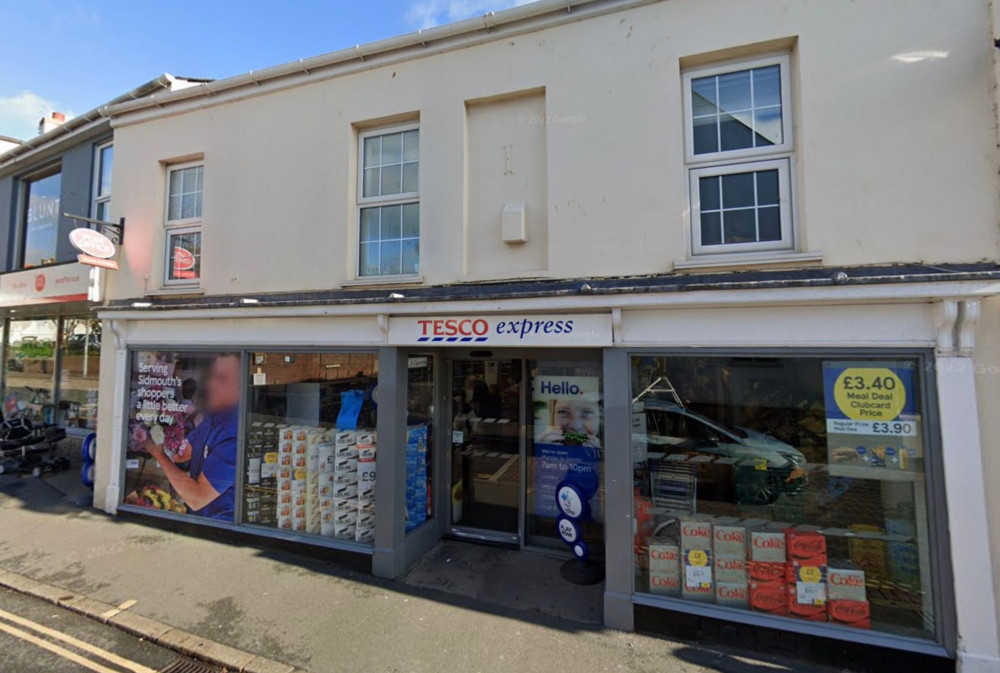 Tesco Express, Sidmouth (Google Maps) Tesco Express, Sidmouth (Google Maps)
