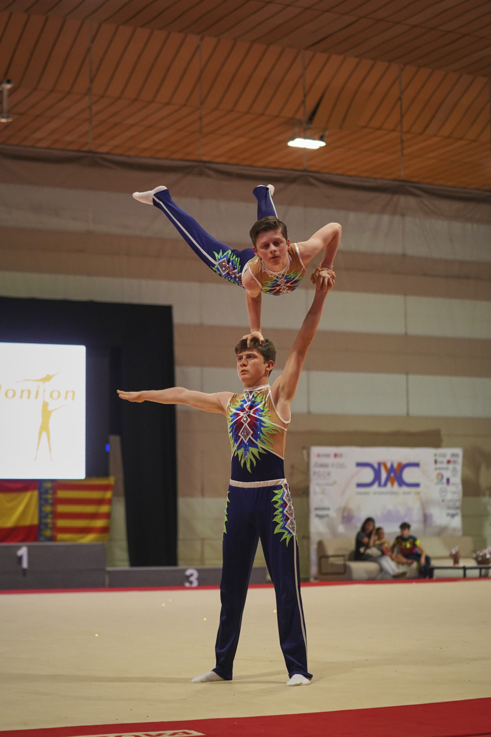 Brothers Orlando and Enzo Migliari competing in the international competition in Valencia, Spain (photo credit: LookAndShoot)