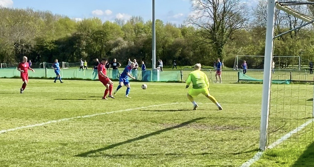 Action from Ashby Ivanhoe's win over Bridgnorth on Saturday