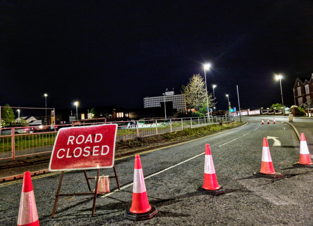 Nantwich Road roundabout to Gresty Road (one-way), will remain closed until the afternoon of Tuesday 2 May - following a CEC Highways update (Ryan Parker).