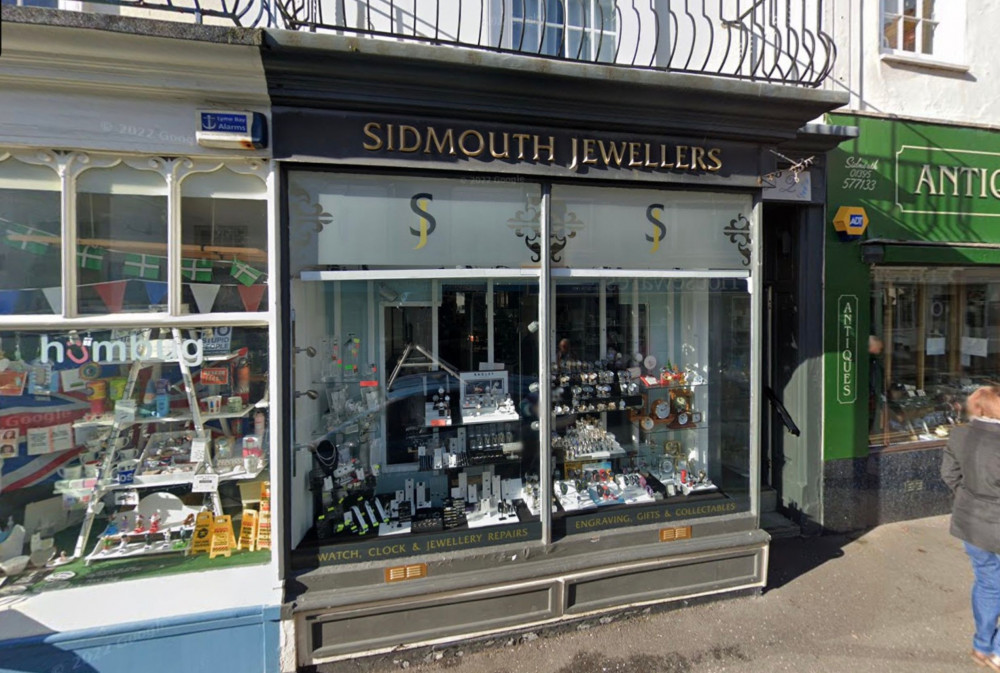 Sidmouth Jewellers, Fore Street, Sidmouth (Google Maps)