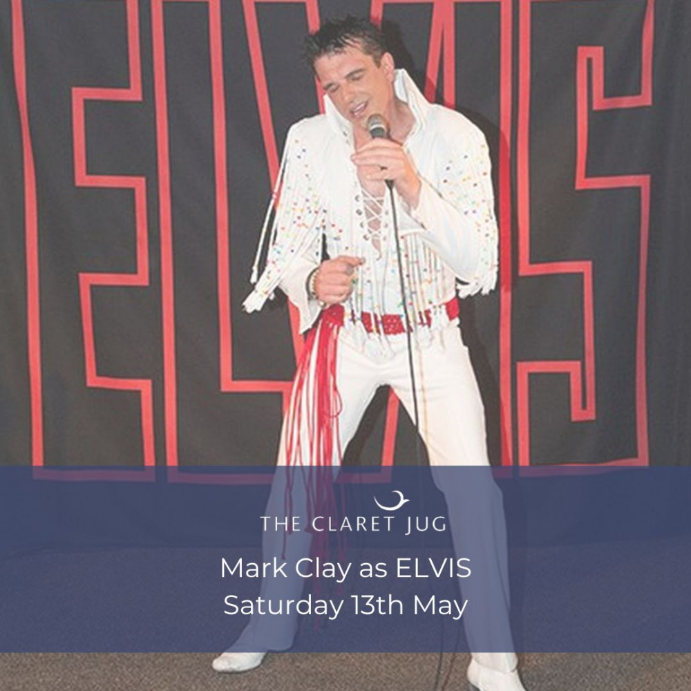 Mark Clay as Elvis. Mark Clay as Elvis.