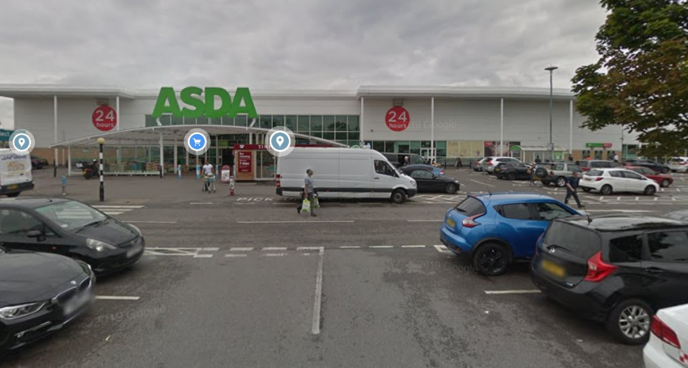 Park Royal Asda has been selected as part of the UK's largest trial of self-driving shopping deliveries. Photo: Google Maps.