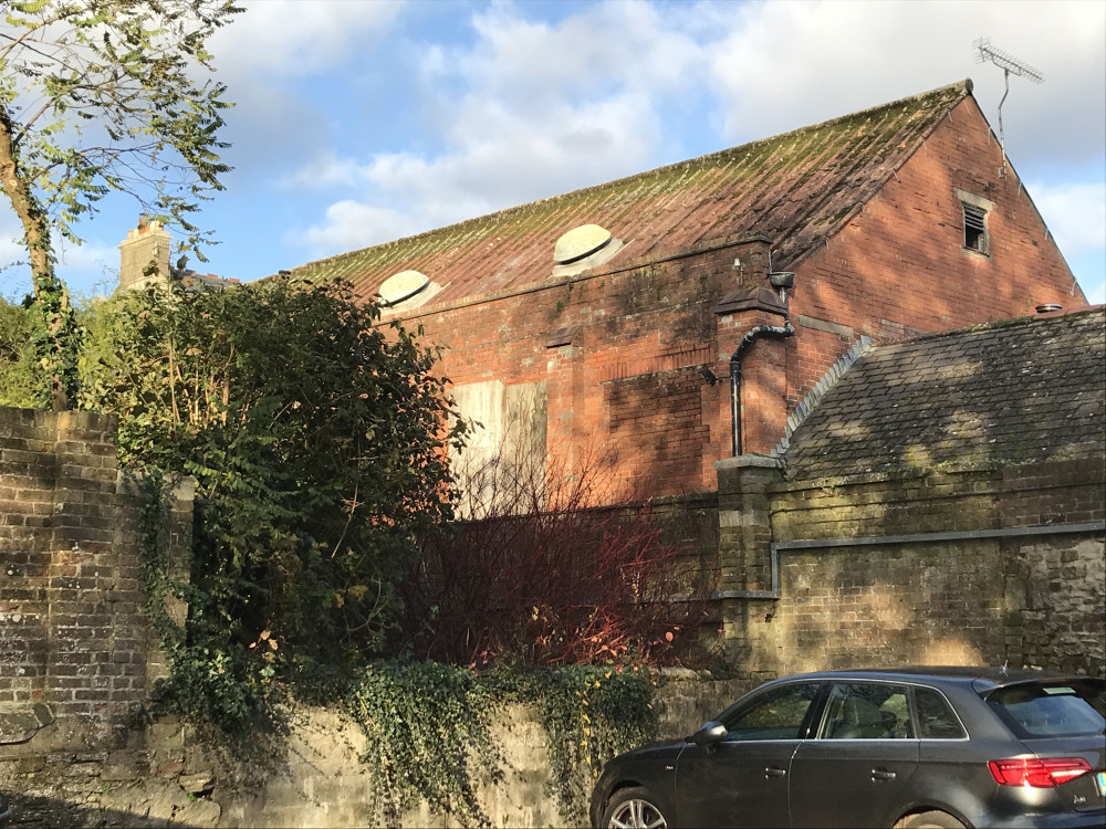 The rear of the building viewed from Princes Street to the rear