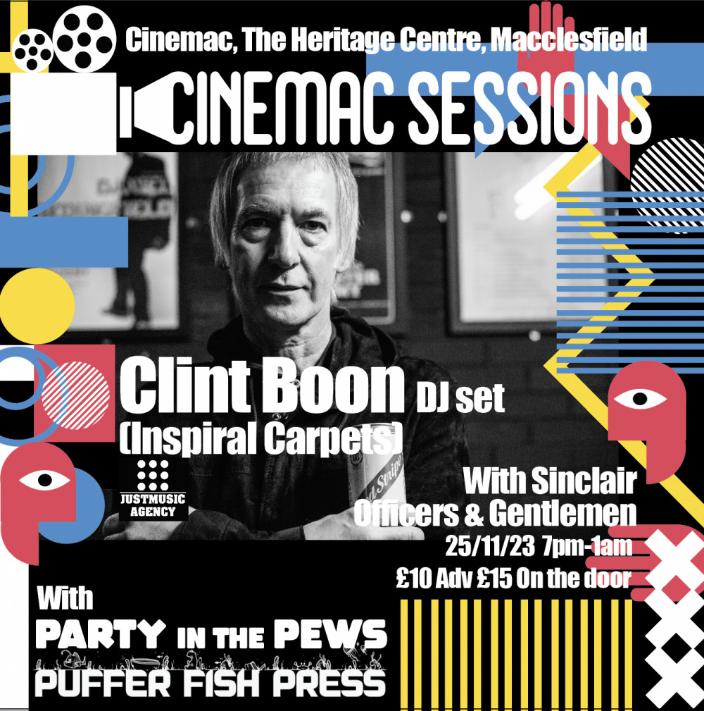 Party in the Pews Present Clint Boon DJ set for the ultimate Indie Disco DJ Set live sets by Sinclair + Officers & Gentlemen Party in the Pews Present Clint Boon DJ set for the ultimate Indie Disco DJ Set live sets by Sinclair + Officers & Gentlemen