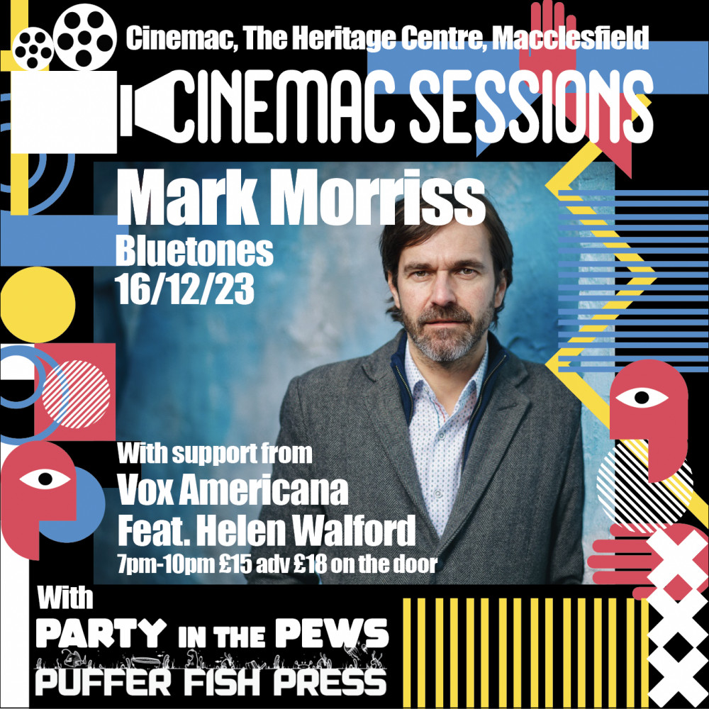 Party in the Pews Presents Solo Acoustic set by Mark Morriss Bluetones With support from Vox Americana Featuring Helen Walford Party in the Pews Presents Solo Acoustic set by Mark Morriss Bluetones With support from Vox Americana Featuring Helen Walford