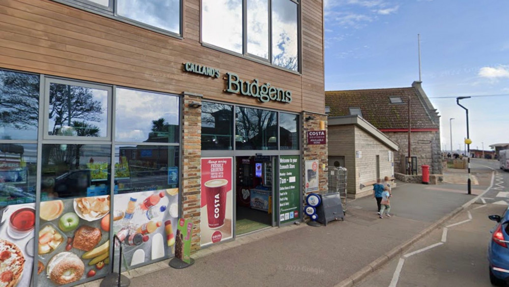 Calland's Budgens, Exmouth Esplanade (Google Maps) Calland's Budgens, Exmouth Esplanade (Google Maps)