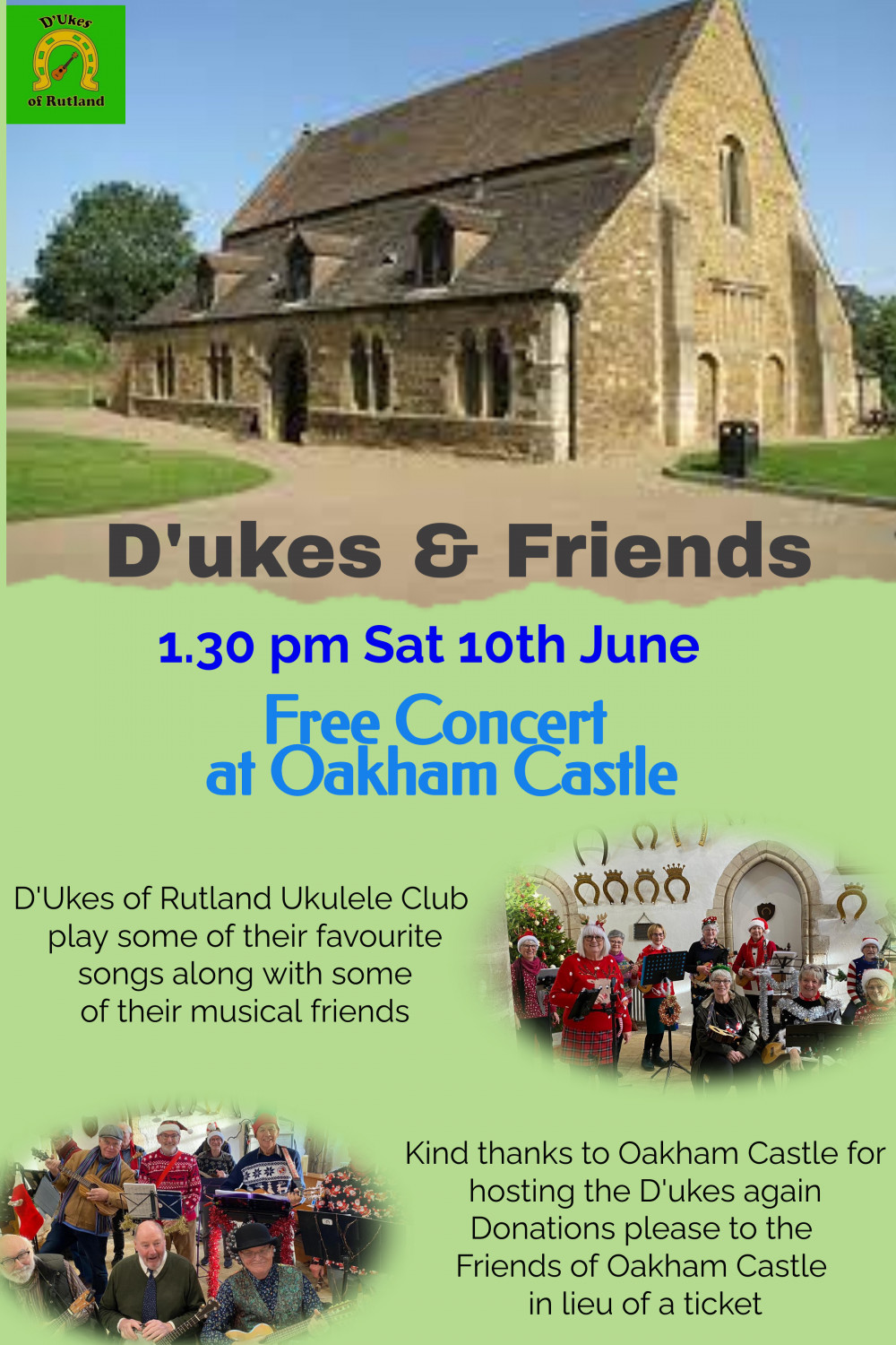 D’ukes & Friends Free Concert