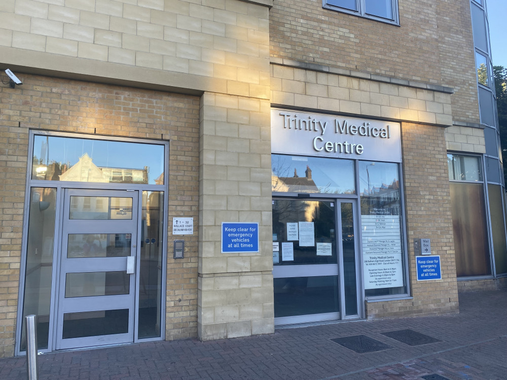 Plans to permanently close Trinity Medical Centre, 278-280 Balham High Road, London, SW17 7AL, have been revealed (Credit: Charlotte Lillywhite/LDRS) Plans to permanently close Trinity Medical Centre, 278-280 Balham High Road, London, SW17 7AL, have been revealed (Credit: Charlotte Lillywhite/LDRS)