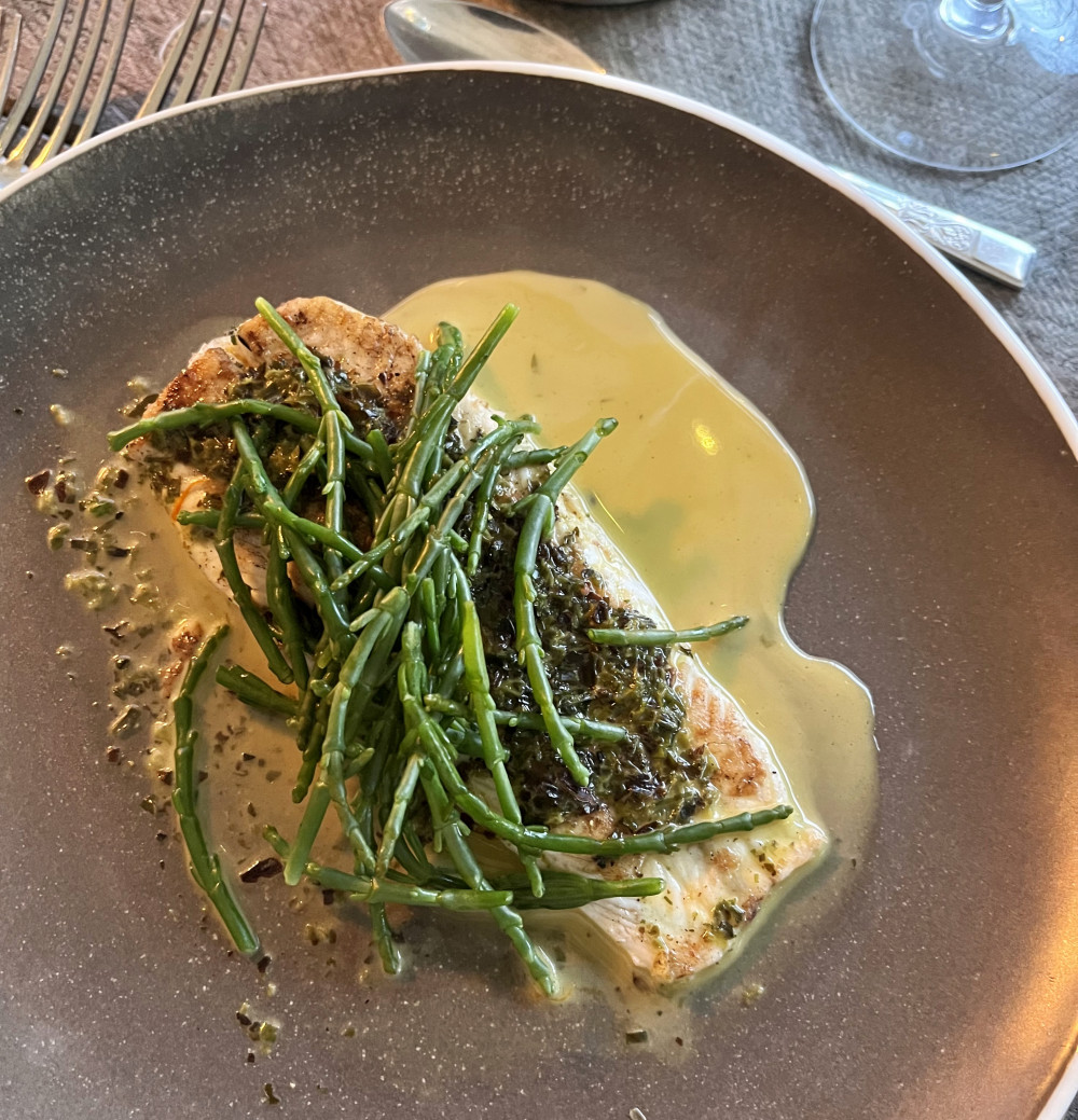 Dover sole with samphire Dover sole with samphire