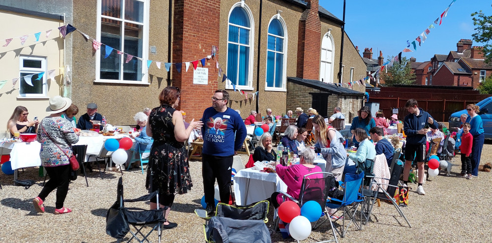 Residents enjoyed getting to know their neighbours  Mayor Sharon Harkin and organiser Debs Lynch