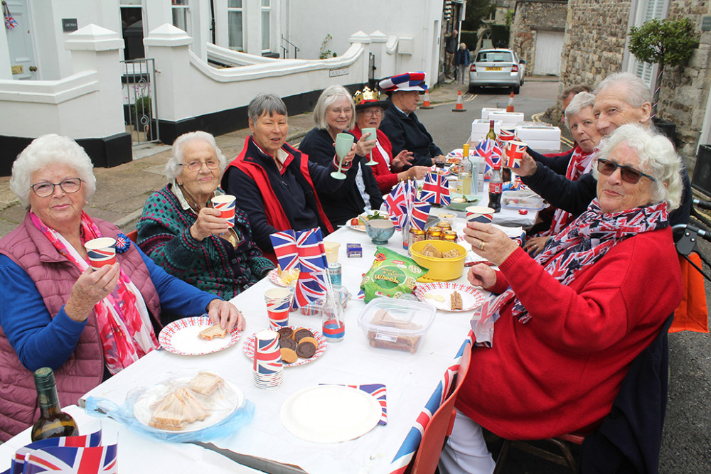 Residents of Colyton enjoy a street party on Sunday (photo credit: Philip Evans) Residents of Colyton enjoy a street party on Sunday (photo credit: Philip Evans)
