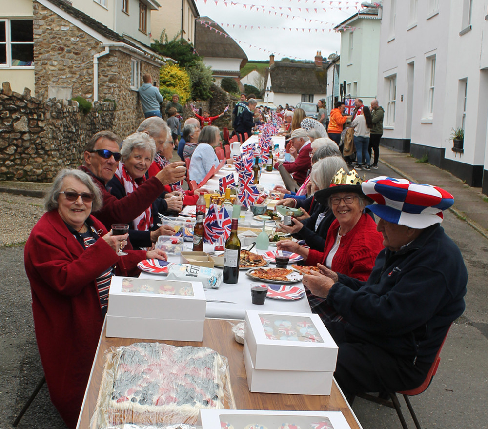 Residents of Colyton enjoy a street party on Sunday (photo credit: Philip Evans) Residents of Colyton enjoy a street party on Sunday (photo credit: Philip Evans)