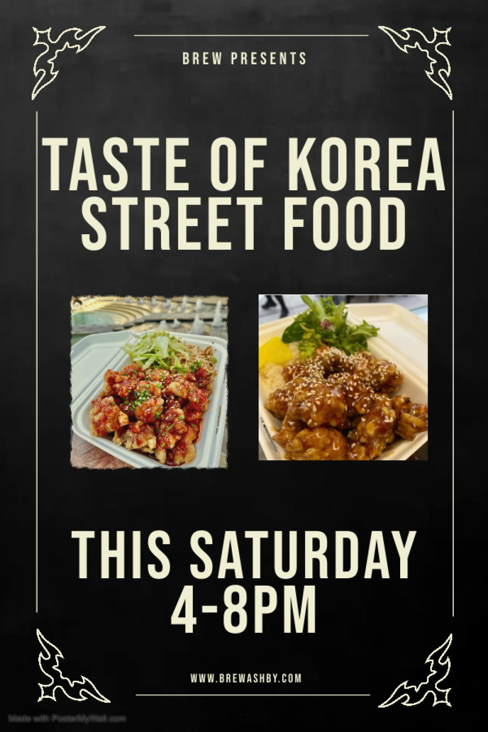 Taste of Korea Street Food Pop Up at Brew, 106B Market Street, Ashby-de-la-Zouch