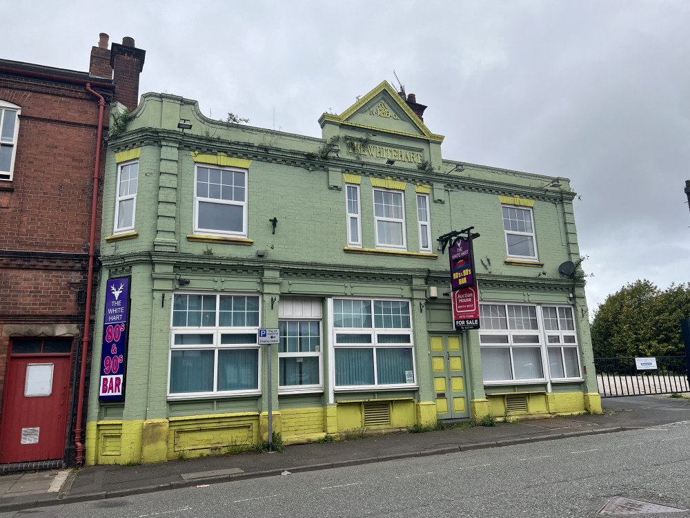 The White Hart, Westport Road, Burslem has been closed since 2020 (Nub News).