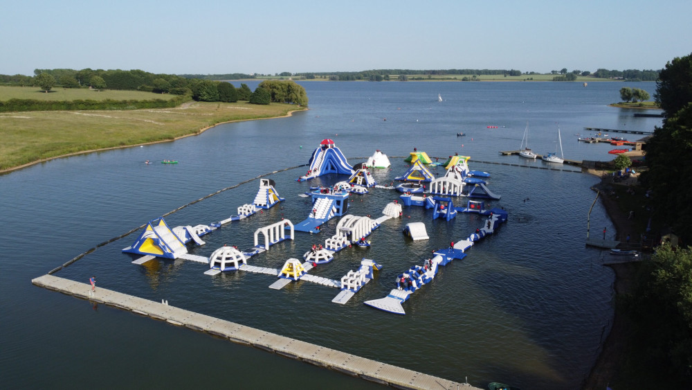 Enjoy established and new attractions at the centre. Image credit: Anglian Water / Aqua Park Rutland. 