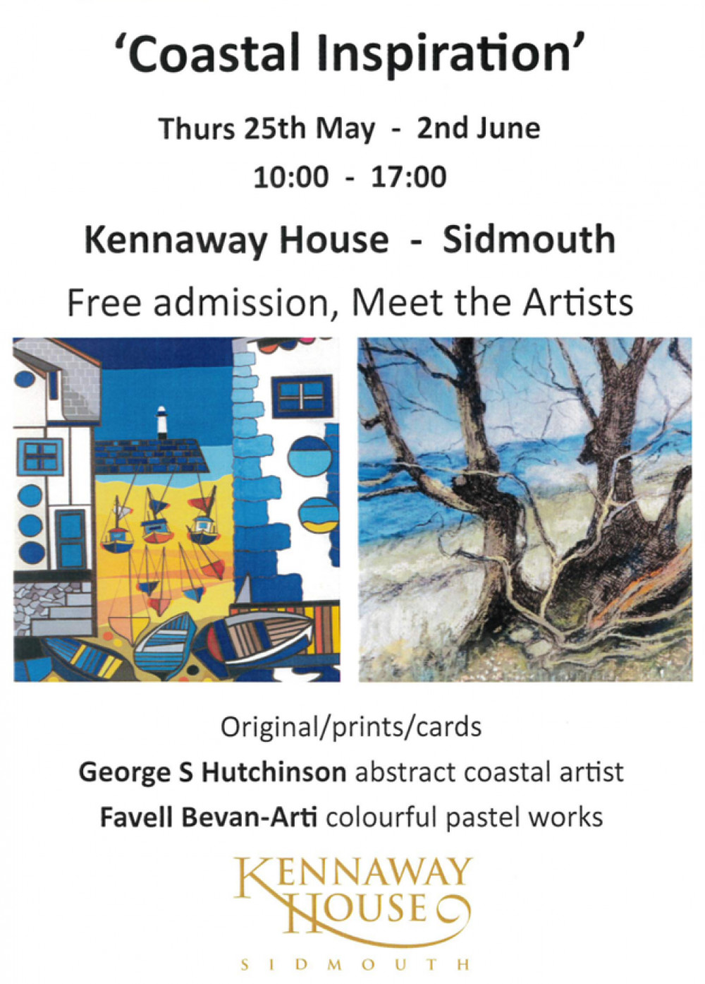George Hutchinson & Favell Bevan-Arti, 'Coastal Inspiration' Exhibition George Hutchinson & Favell Bevan-Arti, 'Coastal Inspiration' Exhibition