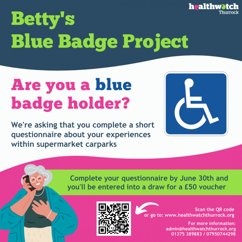 Blue badge survey carried out in Thurrock Blue badge survey carried out in Thurrock