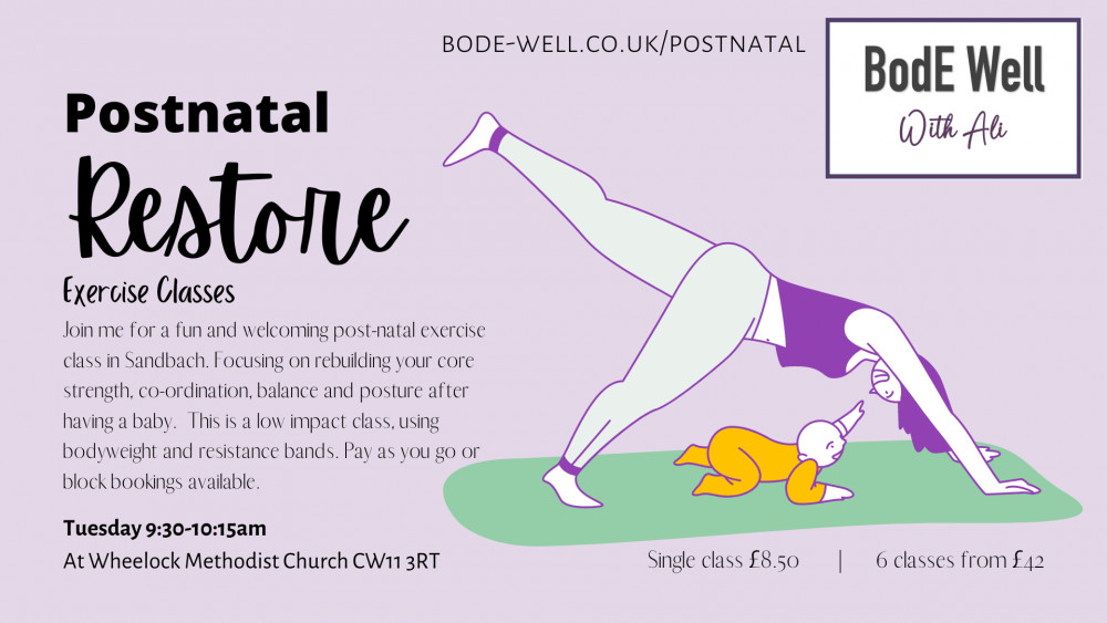 Postnatal Restore Exercise Classes Postnatal Restore Exercise Classes